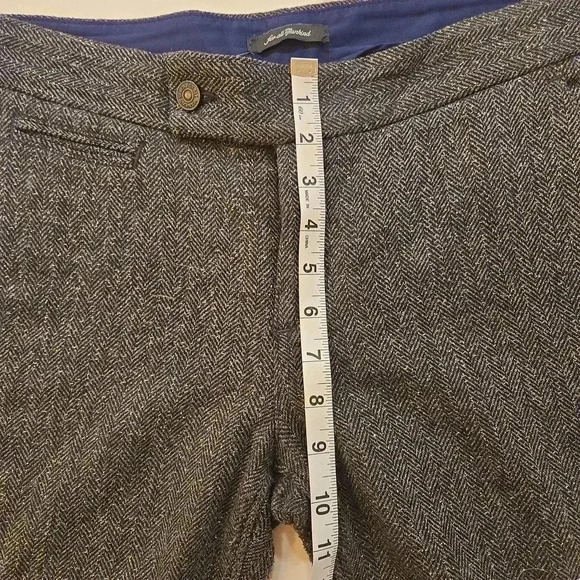 7 For All Mankind Womens Wool Low Rise Flare Trouser Pants Gray Size 30 - Picture 13 of 14